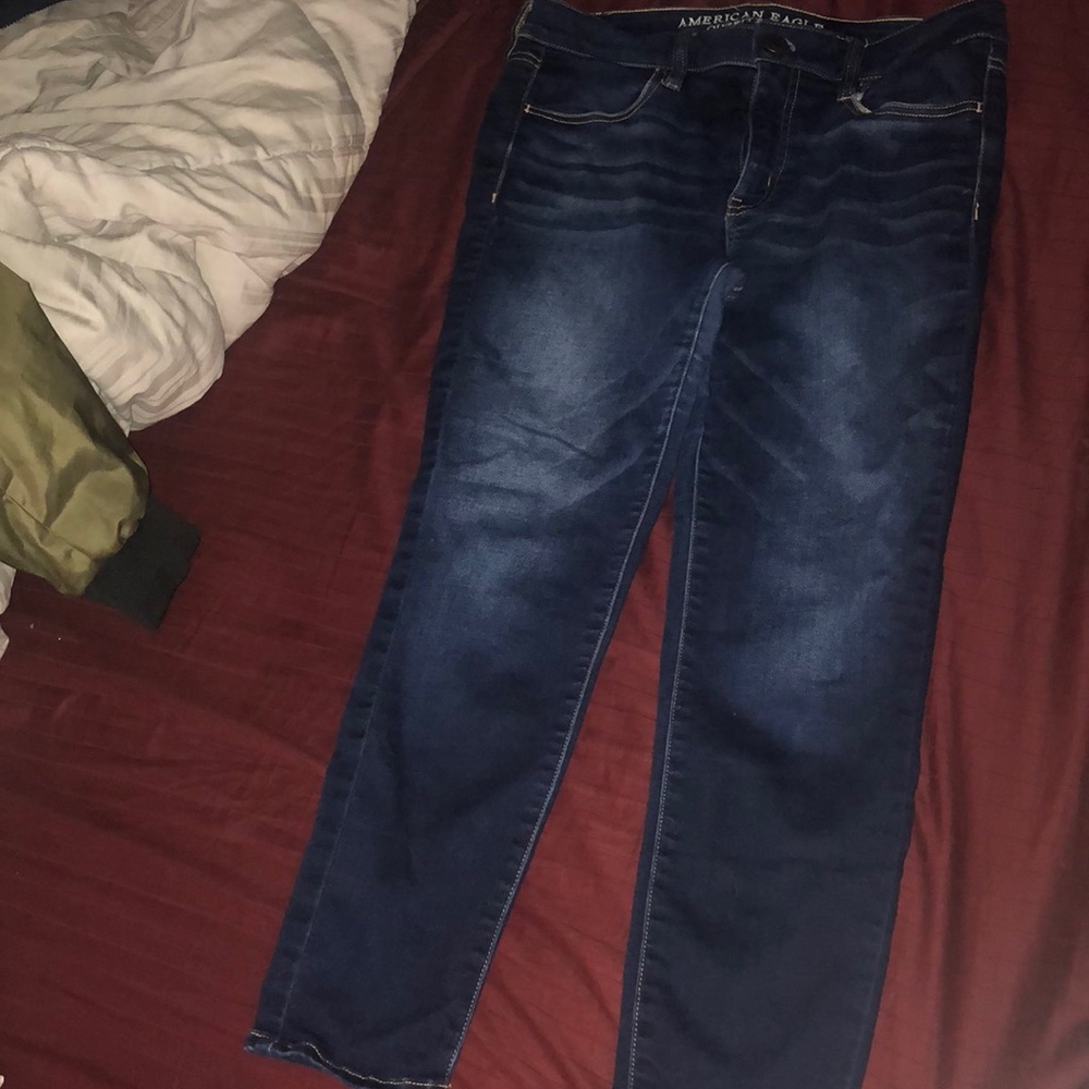 American eagle jeggins crop